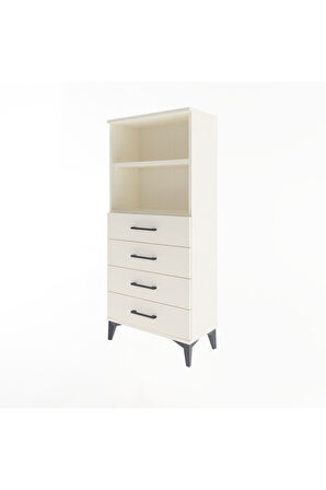 Arges Dolap 2 Raflı 4 Çekmeceli 60x30x134 Aytaşı-Aytaşı