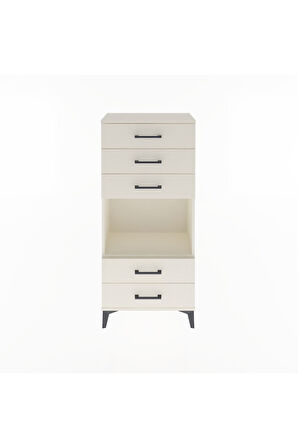 Arges Dolap Tek Raflı 5 Çekmeceli 60x30x134 Aytaşı-Aytaşı