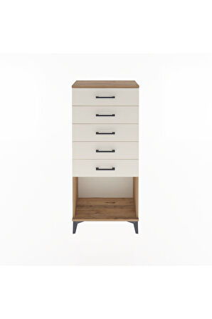 Arges Dolap 5 Çekmeceli 60x30x134 Çam-Aytaşı