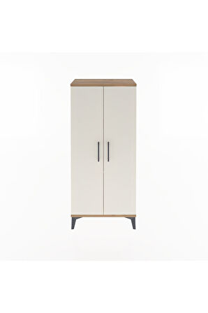 Arges Dolap 2 Raflı 2 Kapaklı 60x30x134 Çam-Aytaşı