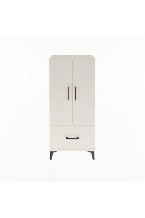 Arges Dolap 2 Raflı Tek Çekmeceli 2 Kapaklı 60x30x134 Aytaşı-Aytaşı