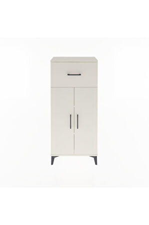 Arges Dolap 2 Raflı Tek Çekmeceli 2 Kapaklı 60x30x134 Aytaşı-Aytaşı