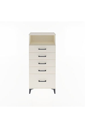 Arges Dolap Tek Raflı 5 Çekmeceli 60x30x134 Aytaşı-Aytaşı