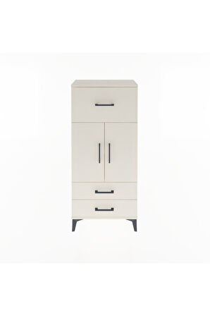 Arges Dolap 2 Raflı 3 Çekmeceli 2 Kapaklı 60x30x134 Aytaşı-Aytaşı
