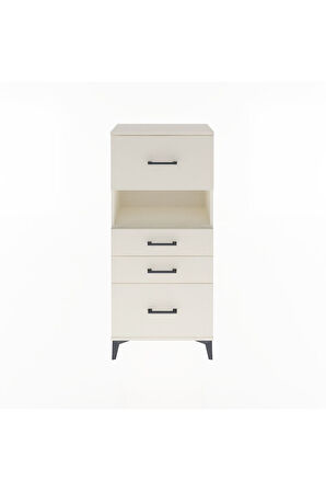 Arges Dolap Tek Raflı 4 Çekmeceli 60x30x134 Aytaşı-Aytaşı
