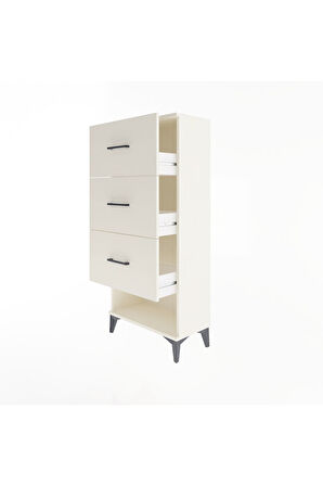 Arges Dolap 3 Çekmeceli 60x30x134 Aytaşı-Aytaşı