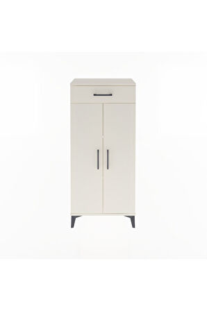 Arges Dolap 2 Raflı Tek Çekmeceli 2 Kapaklı 60x30x134 Aytaşı-Aytaşı