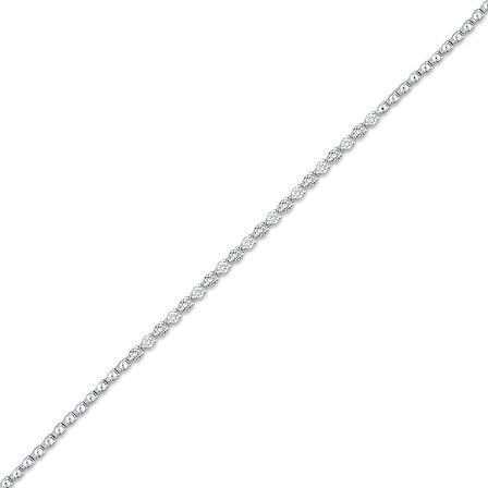 0.65 Karat Pırlanta Su Yolu Bileklik