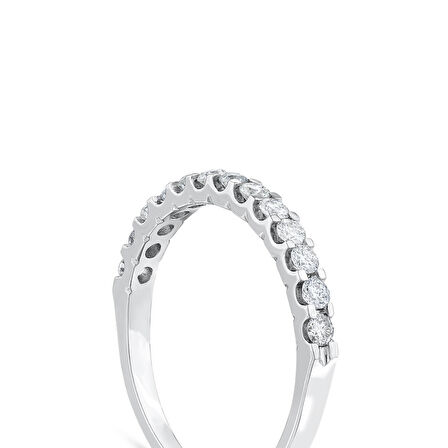 0.63 Karat Pırlanta Yarım Tur Yüzük