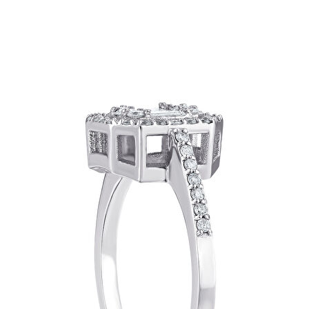 0.56 Karat Baget Pırlanta Yüzük