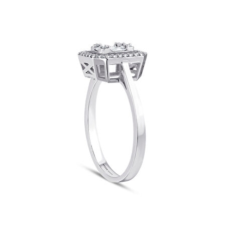 0.34 Karat Baget Pırlanta Yüzük