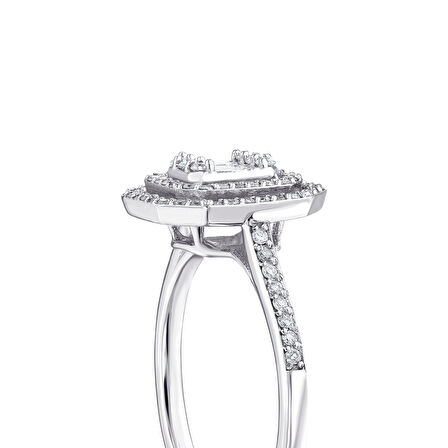 0.45 Karat Baget Pırlanta Yüzük