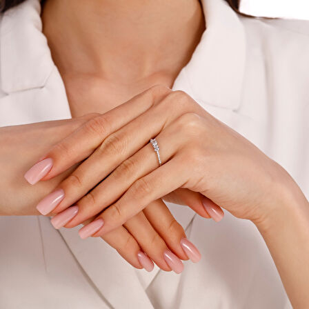 0.21 Karat Pırlanta Fantezi Yüzük