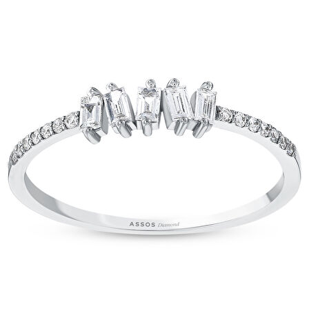 0.21 Karat Pırlanta Fantezi Yüzük