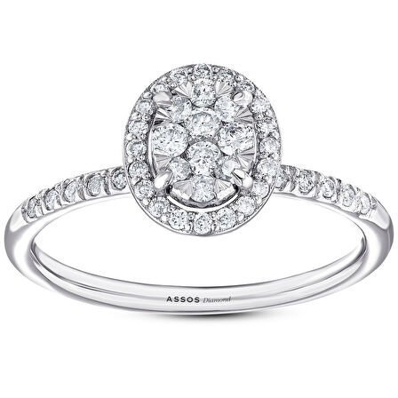 0.39 Karat Pırlanta Fantezi Yüzük