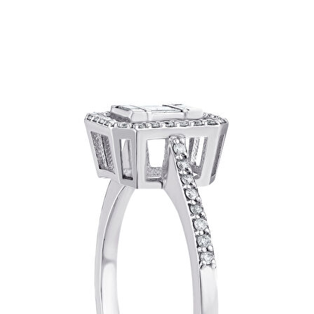 0.34 Karat Baget Pırlanta Yüzük