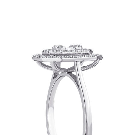 0.43 Karat Baget Pırlanta Yüzük