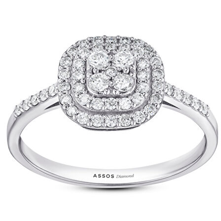 0.43 Karat Pırlanta Fantezi Yüzük