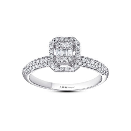 0.48 Karat Baget Pırlanta Yüzük