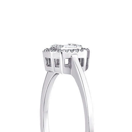 0.16 Karat Baget Pırlanta Yüzük