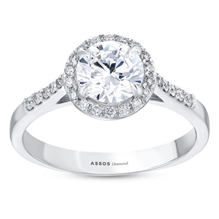 Pırlanta Violet Taşlı Yüzük