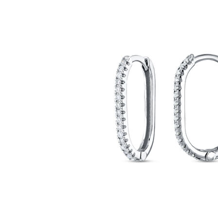 0.15 Karat Pırlanta Fantezi Küpe