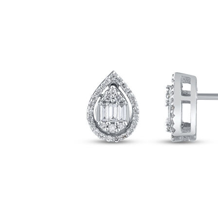 Baget Pırlanta küpe