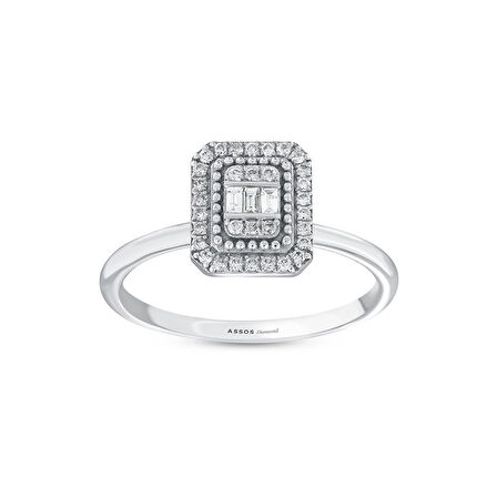 0.20 Karat Baget Pırlanta Yüzük