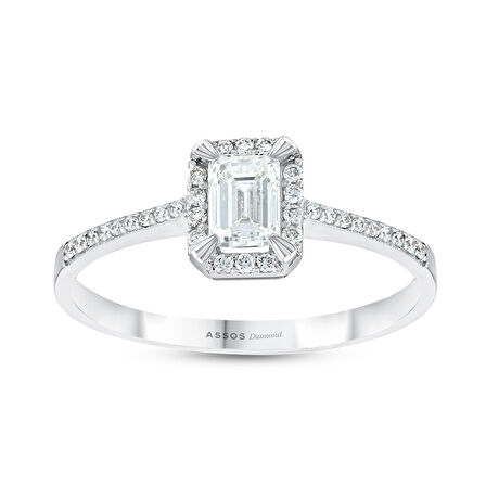 0.52 Karat Pırlanta Tektaş Yüzük