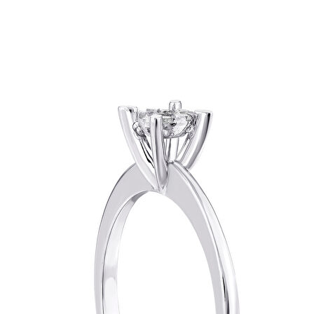 0.10 Karat Pırlanta Buket Yüzük