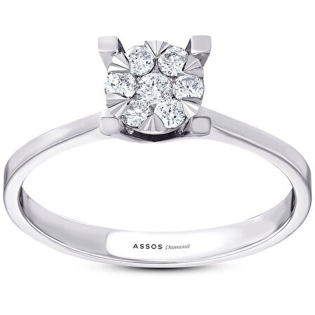 0.20 Karat Pırlanta Buket Yüzük