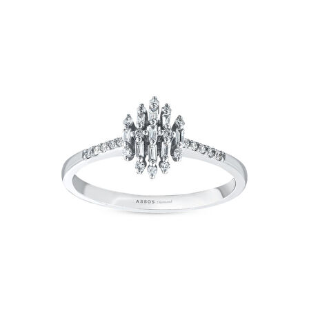 0.12 Karat Pırlanta Fantezi Yüzük