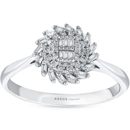 0.26 Karat Pırlanta Fantezi Yüzük