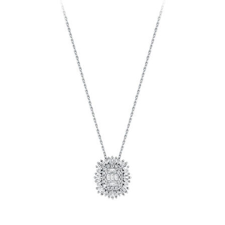 0.21 Karat Pırlanta Fantezi Kolye