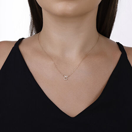 0.09 Karat Pırlanta Fantezi Kolye