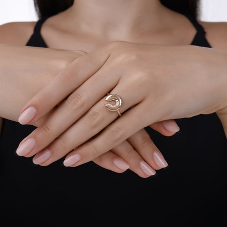 0.05 Karat Pırlanta Fantezi Yüzük