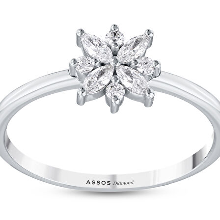 0.21 Karat Pırlanta Fantezi Yüzük