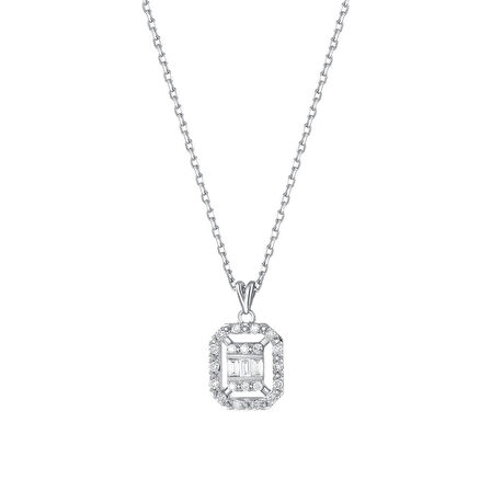 Baget Pırlanta Kolye