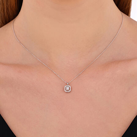 Baget Pırlanta Kolye