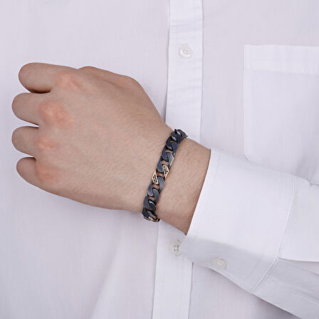 Pırlantalı Erkek Bileklik