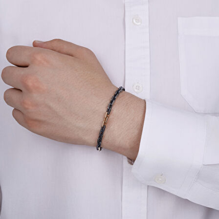 Pırlantalı Erkek Bileklik