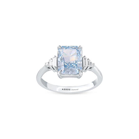 0.11 Karat Violet Taşlı Pırlanta Yüzük