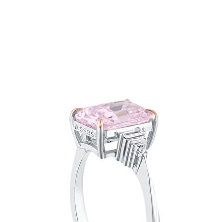 0.11 Karat Violet Taşlı Pırlanta Yüzük