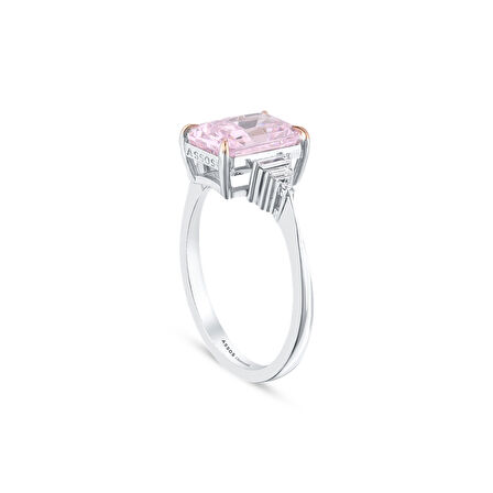 0.11 Karat Violet Taşlı Pırlanta Yüzük