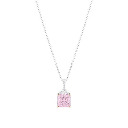 0.13 Karat Violet Taşlı Pırlanta Kolye