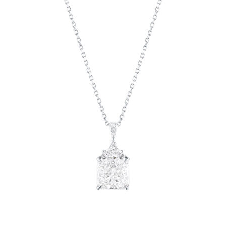 0.13 Karat Violet Taşlı Pırlanta Kolye