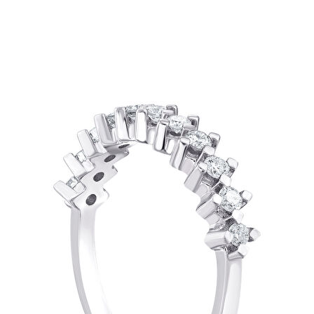 0.56 Karat Pırlanta Yarım Tur Yüzük