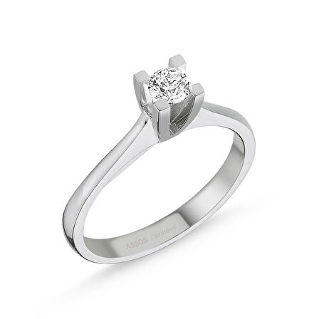 0.30 Karat Pırlanta Tektaş Yüzük