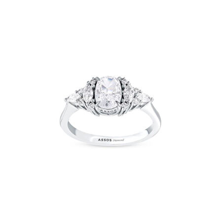 0.33 Karat Violet Taşlı Pırlanta Yüzük