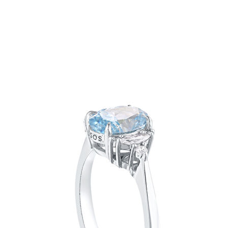 0.21 Karat Violet Taşlı Pırlanta Yüzük